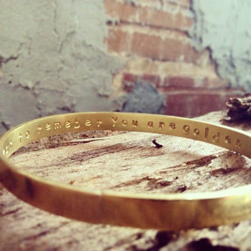 gold bracelet